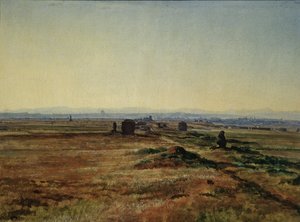 Via Appia bei Sonnenuntergang