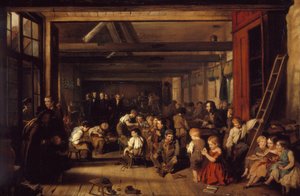 Die erste Armenschule, Westminster, 1851