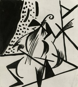 Musiker, ca. 1914-15 von Alexander Bogomazov