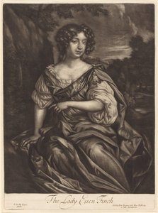 Die Lady Essex Finch von Alexander Browne after Sir Peter Lely