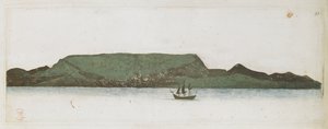 Endeavour, vor der Küste von Feuerland von Alexander Buchan