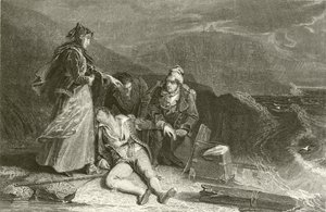 Lumburgh Head, von Jarlshof, Schiffbruch von Cleveland von Alexander Chisholm