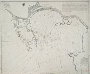 Karte des Hafens von Point de Galle. Vermessen im Januar und März 1800 von Kapitän David Inverarity. Diese Platte ist ihm gewidmet von seinem ergebensten A. Dalrymple. von Alexander Dalrymple