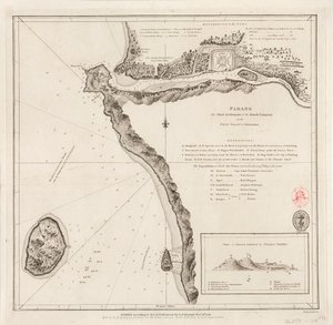Padang - die Hauptsiedlung der niederländischen Gesellschaft an der Westküste von Sumatra von Alexander Dalrymple