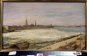Eisdrift in St. Petersburg von Alexander Dimitrievitch Litovtchenko