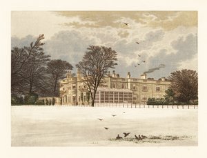 Ednaston Lodge, Derbyshire, England von Alexander Francis (after) Lydon
