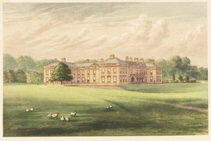 Holme Lacy House, Herefordshire, England. 1880 (Gravur)