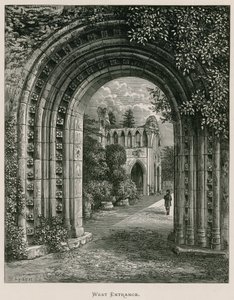 Dryburgh Abbey, Westlicher Eingang von Alexander Francis Lydon