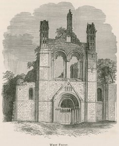 Kirkstall Abbey, Westfront von Alexander Francis Lydon
