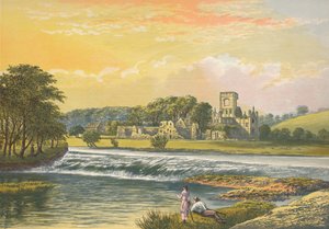 Kirkstall Abbey, ca. 1880, 1897 von Alexander Francis Lydon