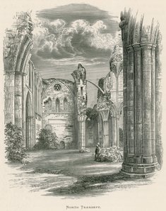 Melrose Abbey, Nordquerhaus von Alexander Francis Lydon