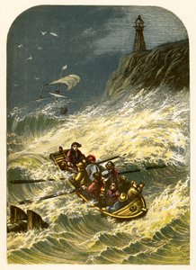 Robinson Crusoe verlässt sein Zuhause und erleidet Schiffbruch von Alexander Francis Lydon