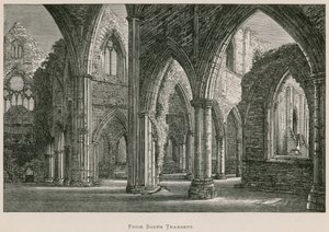 Tintern Abbey, vom südlichen Querschiff von Alexander Francis Lydon