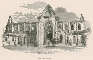 Tintern Abbey, von Süden von Alexander Francis Lydon