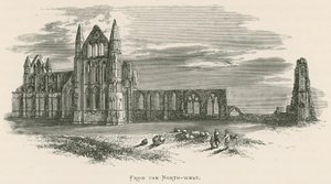 Whitby Abbey, von Nordwesten von Alexander Francis Lydon