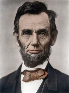 Porträt von Abraham Lincoln - Porträt von Abraham Lincoln (1809-1865), 16. Präsident der Vereinigten Staaten von Amerika. Fotografie von Alexander Gardner