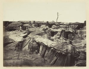 Quartiere der Männer in Fort Sedgwick, Mai 1865