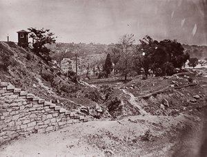 Ruinen der R & P Eisenbahnbrücke, Richmond, ca. 1865 von Alexander Gardner