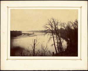 Ansicht am Kansas River in der Nähe von Stranger, Kansas