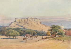 Jodhpur - Gesamtansicht der Festung, um 1880-1905