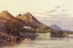 Der Ana Sagar, Ajmere (Farblithografie) von Alexander Henry Hallam Murray