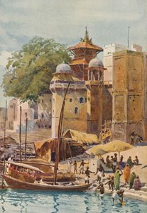 Die Badeghats, Benares von Alexander Henry Hallam Murray
