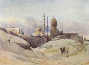 Die Zitadelle, Kairo, in einem Sandsturm von Alexander Henry Hallam Murray