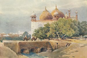 Die Jumma Musjid, Agra, ca. 1880-1905 von Alexander Henry Hallam Murray
