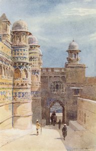Der Man Singh Palast, Gwalior von Alexander Henry Hallam Murray