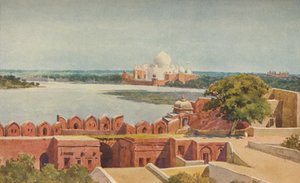 Das Taj vom Fort, Agra, ca. 1880-1905 von Alexander Henry Hallam Murray