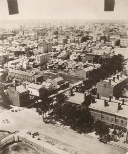 Blick nach Südwesten vom Kuppel des Gerichtsgebäudes in Chicago