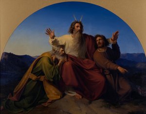 Moses, Aaron und Hur, 1837