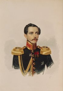 Porträt von Mikhail Vasilyevich Pashkov 1802-1863, 1838 von Alexander Ivanovich Klünder