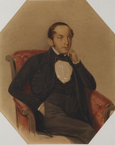 Vasily Petrovich Zubkov 1799-1862, 1846 von Alexander Ivanovich Klünder