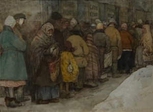 Die Warteschlange, ca. 1921
