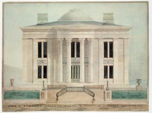 Residenz von John Cox Stevens, New York City von Alexander Jackson Davis