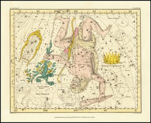 1822 - Alexander Jamieson - Nördliche Krone, Herkules und Zerberus und Leier von Alexander Jamieson