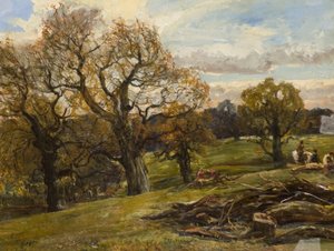 Cadzow Wald, ca. 1860