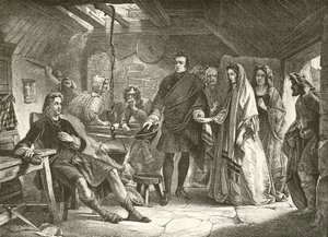 Das erste Treffen von Prinz Charles mit Flora Macdonald von Alexander Johnston