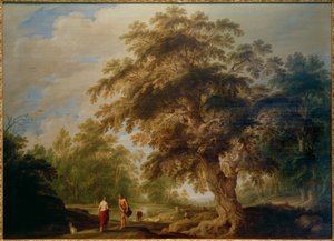 Landschaft mit Apollo und der Kumeischen Sibylle