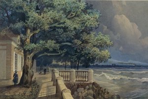 Terrasse im Monplaisir-Palast, Peterhof von Alexander Matveyevich Dorogov