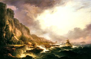 Portencross - Am Mund des Clyde von Alexander Nasmyth