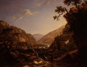 Felsige Flusslandschaft in Tirol