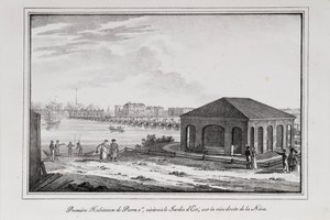 Hütte von Peter dem Großen, Serie Ansichten von Sankt Petersburg, 1820er Jahre von Alexander Pluchart