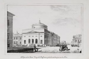 Die Kirche der Freude aller Trauernden, Serie Ansichten von Sankt Petersburg, 1820er Jahre