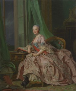 Anastasia Ivanovna, Prinzessin von Hessen-Homburg 1700-1755, geborene Gräfin Trubetskaya, 1757 von Alexander Roslin