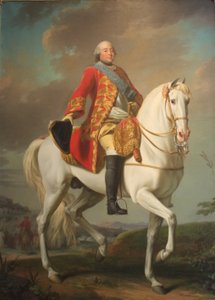 Louis-Philippe, Herzog von Orléans, grüßt seine Armee auf dem Schlachtfeld