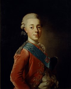 Porträt des Großherzogs Pawel Petrowitsch 1754-1801, 1776