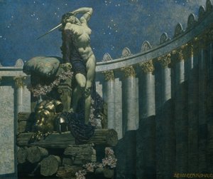 Dido auf dem Scheiterhaufen von Alexander Rothaug