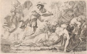 Perseus und die schlafende Medusa von Alexander Runciman
